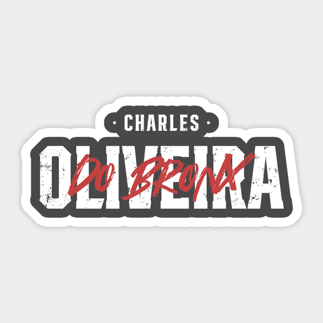 Charles "Do Bronx" Oliveira Sticker by Getting Smashed Co.